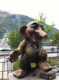 Bildet : statue, skulptur, Kunst, Norge, Geiranger ...